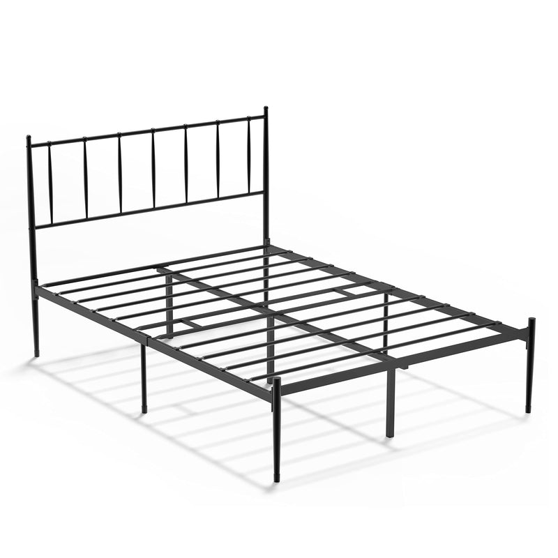 WHIZMAX Full Size Metal Platform Bed Frame with Headboard