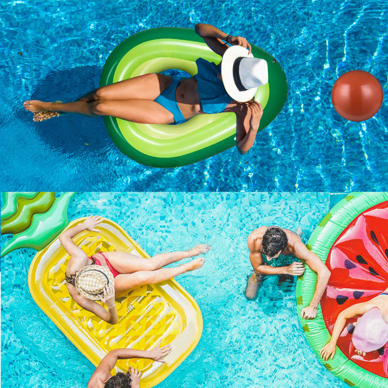 WHIZMAX Giant Inflatable Avocado Pool Float Swimming Party Toy