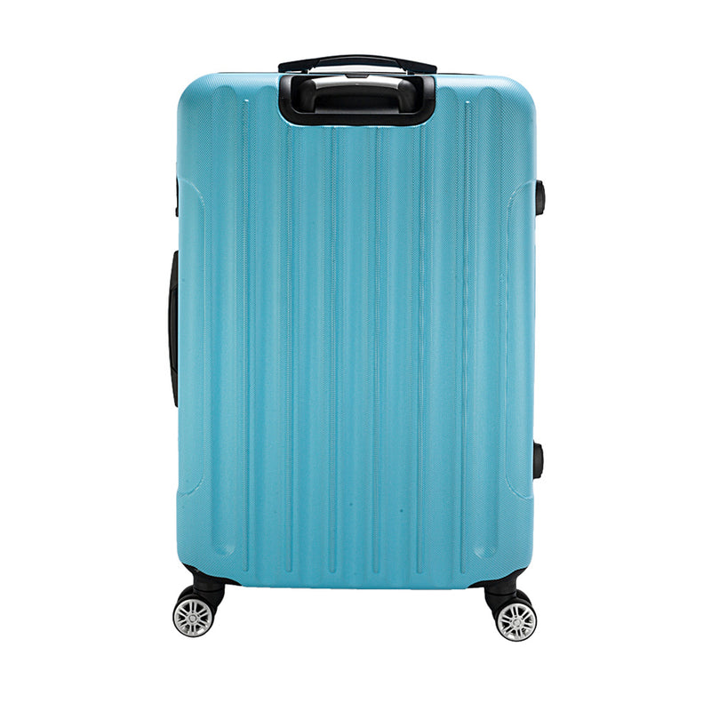 RONSHIN 3pcs 3-in-1 Large Capacity Traveling Storage Suitcase Blue