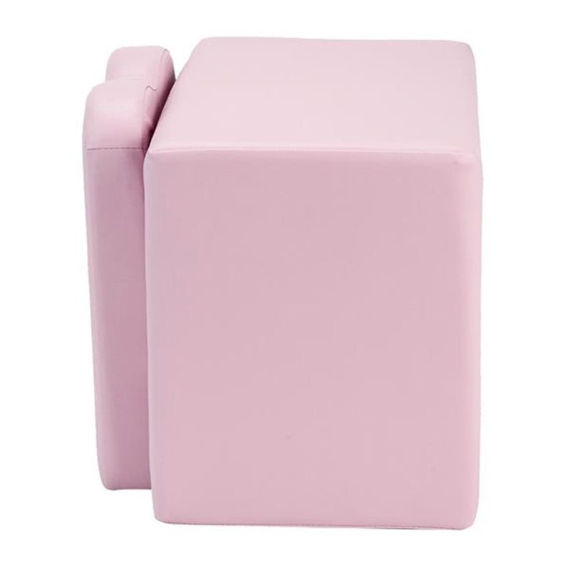 ALICIAN Single Kids Sofa 2-in-1 Rectangular 49*32*39cm Modern Pink