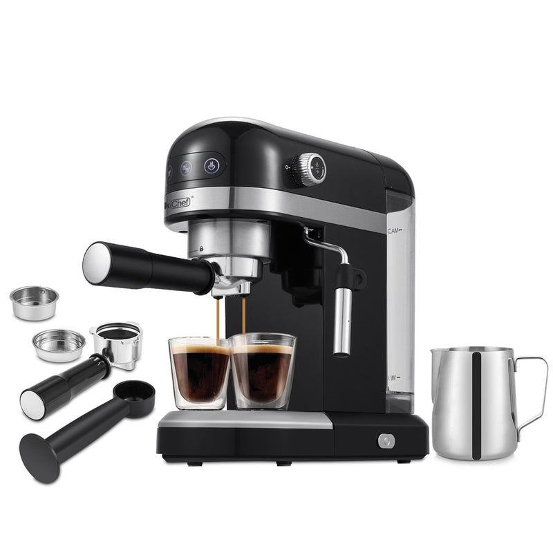 GEEK CHEF 1.4L Espresso Machine Coffee Maker Stainless Steel
