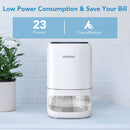 GAOMON Dehumidifiers DB2 for Home 35 OZ Portable Dehumidifier with Air Purifying Function for 350 Sq.Ft
