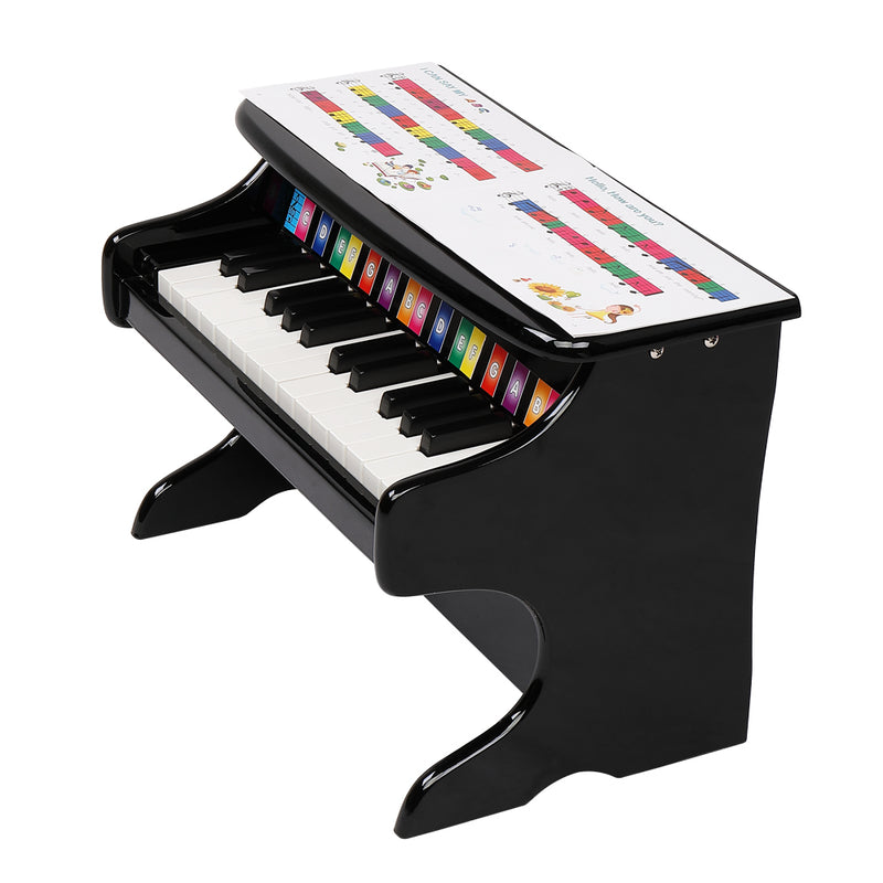 YIWA Children Wooden Piano 25-Key Mechanical Sound Piano Musical Instruments Toys