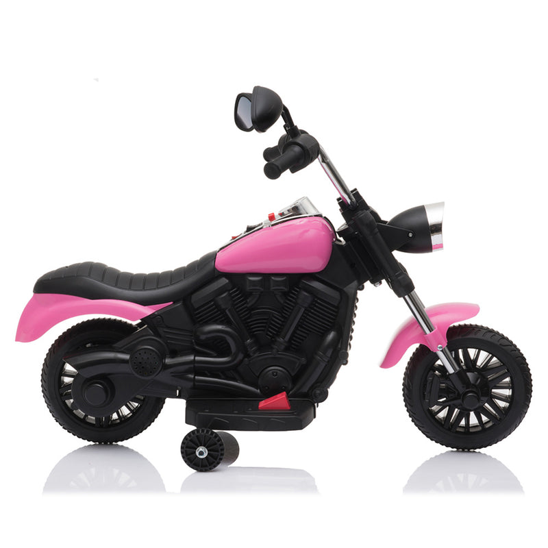 YIWA Children Electric Motorcycle with Auxiliary Wheel Single Drive 6v 4.5ah Electric Motorcycle Toy