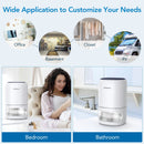 GAOMON Dehumidifiers DB2 for Home 35 OZ Portable Dehumidifier with Air Purifying Function for 350 Sq.Ft