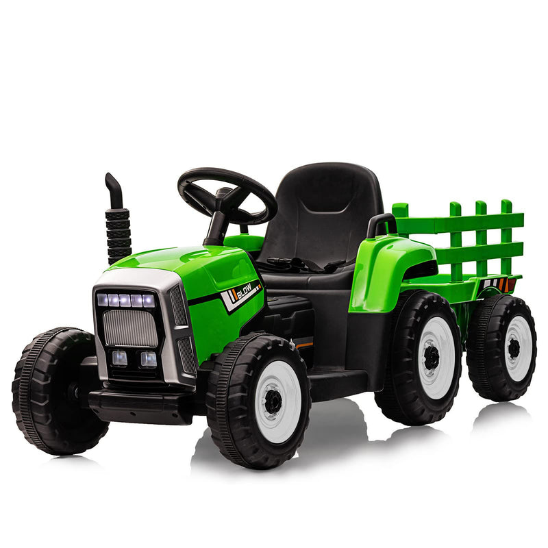 RCTOWN 12V Kids Electric Tractor Battery Powered Ride On Car Green 35W