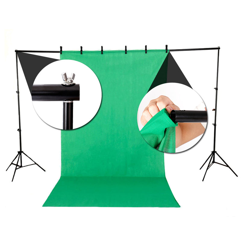 RONSHIN Backdrop Stand Set Background Cloth Frame Support System Kit with Suitcase