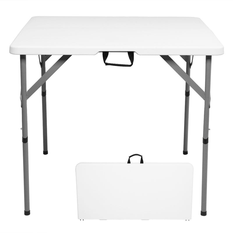 AMYOVE N001 34in Foldable Square Table with Collapsible Legs Portable Camping Table