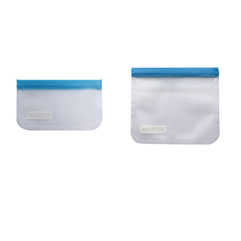 RONSHIN 10PCS Food Storage Bags Reusable Leakproof Ziplock Sandwich Bag