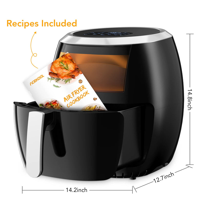 ACEKOOL Air Fryer FT2 8.5QT Touch Screen with Visible Window