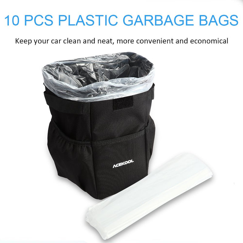 ACEKOOL Car Trash Garbage Bag Leak Proof Outdoor Portable Bag