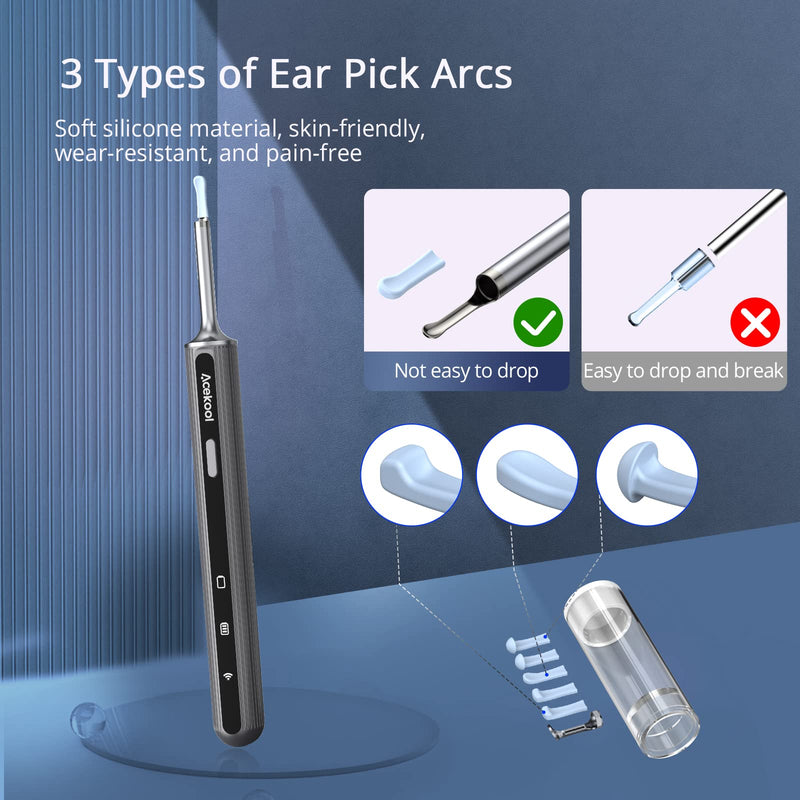 ACEKOOL Ear Wax Removal EV1 with 1080P HD Ear Camera Ear Cleaner