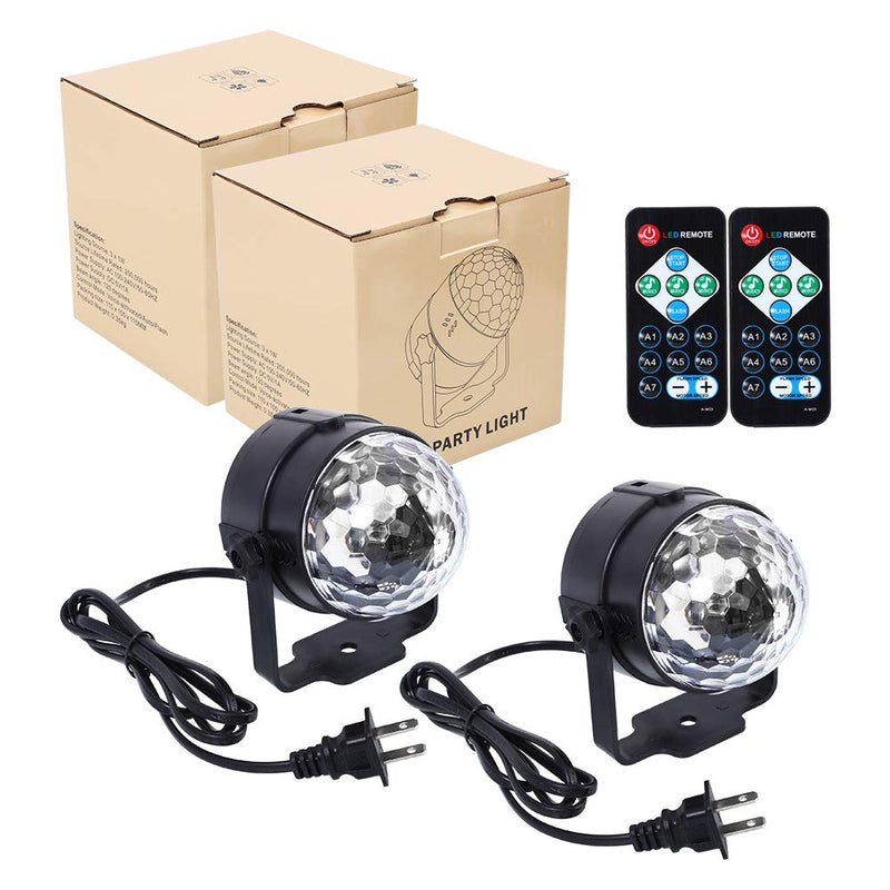 LITAKE 4Pcs Party Disco Ball Lights Sound Activated Strobe Lights