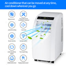 ZOKOP 12000BTU YPE-12C 115V Overhead Portable Refrigeration Air Conditioner Cooling Fan