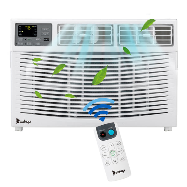 ZOKOP 8000BTU All-in-one Portable Air Conditioner Window Type Refrigeration/Energy Saving/Fan/Dehumidifying