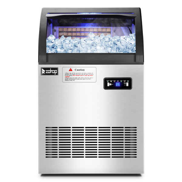 ZOKOP Ice Maker Cube Machine SKFD65F 120V 530W Stainless Steel Freest