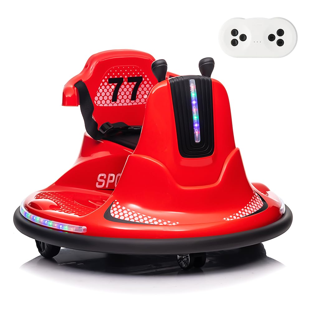 GAOMON Bumper Car, Electric Ride On Car with Remote Control, Joysticks