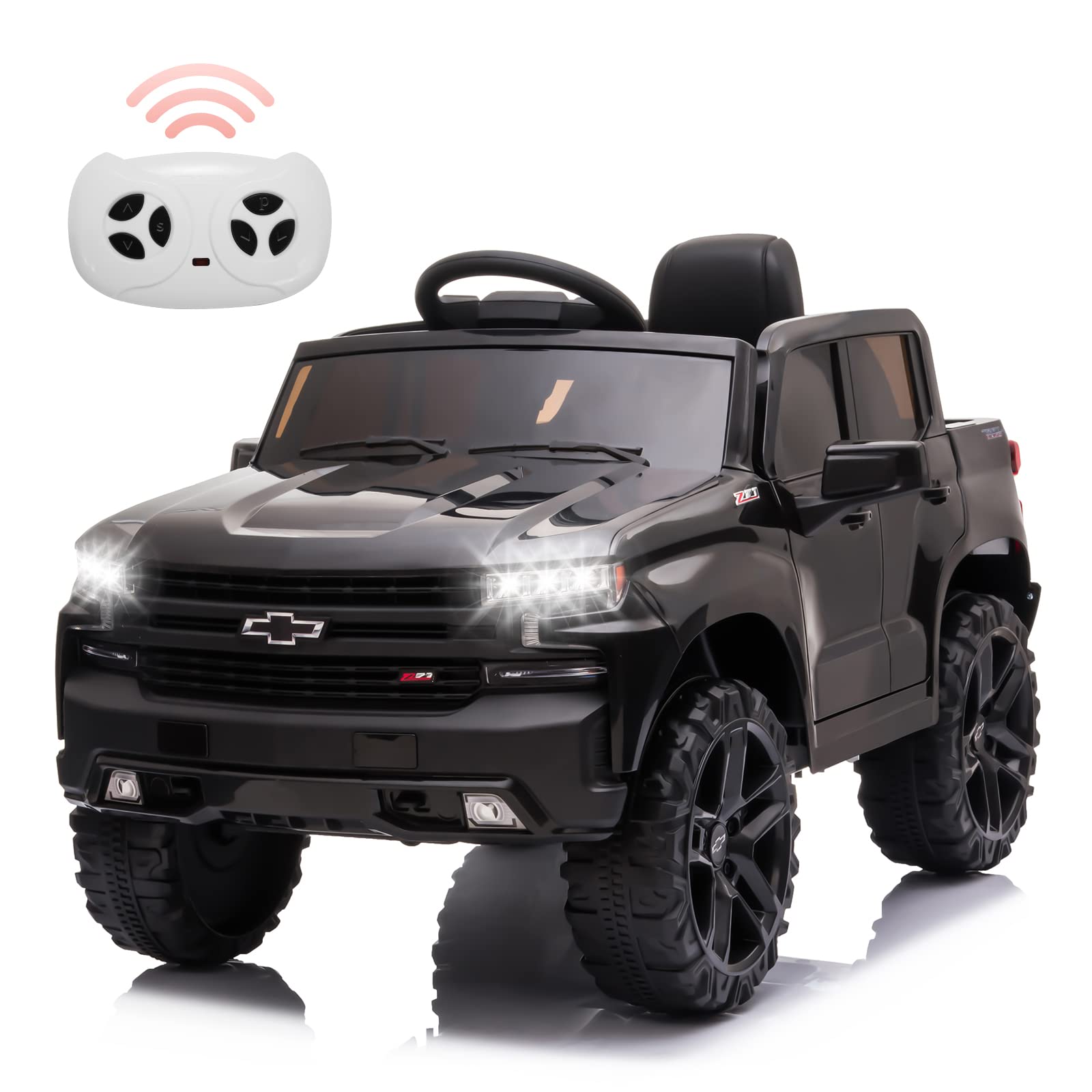 GAOMON 12V Ride on Car with Remote Control, Battery Powered Licensed C