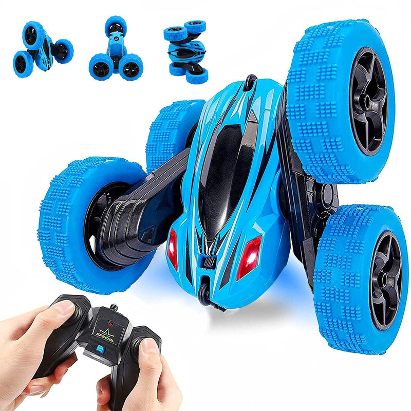 Remote Control Car RC Stunt Car Toy, Double Sided 360¡ãRotating Tumbling Rechargeable Car, High Speed 2.4Ghz Remote Control Race Car, 4WD Off Road Vehicle, 3D Deformation Car 1:24, Great Gift for Kids