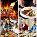 GAOMON 20 Piece Stainless Steel Kitchen Flatware Set - Gold