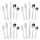 GAOMON 30 Piece Stainless Steel Kitchen Flatware Set - Silver