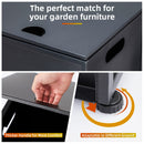 GAOMON Propane Metal Tank Cover Table for Gas Fire Pits Gas Tank Holder Storage Side Table for 20 Pound Propane Tank