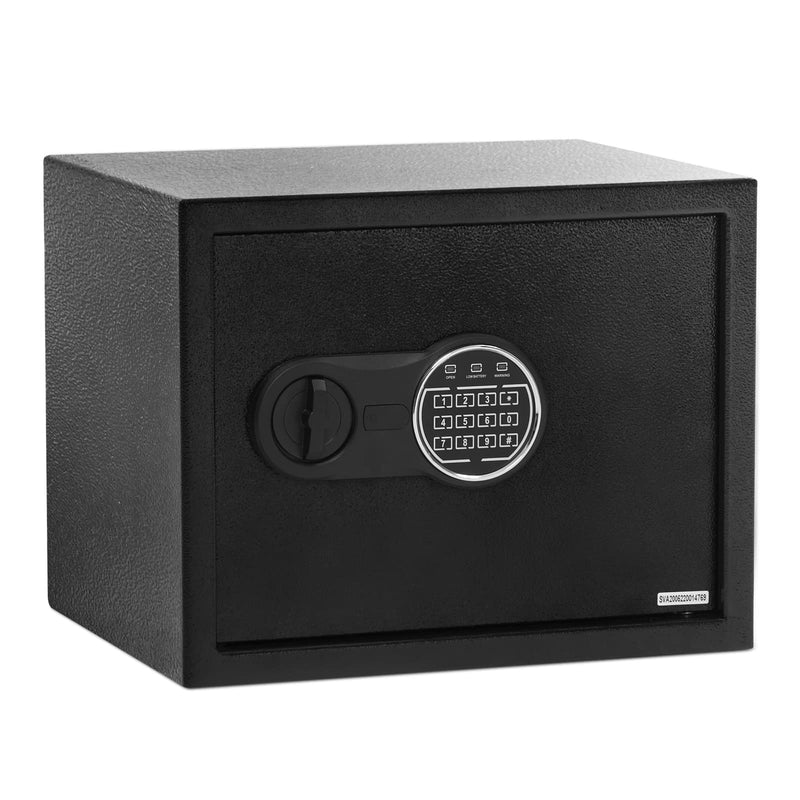 WHIZMAX Security Safe With Digital Keypad Lock 14.9 x 11.8 x 11.8 Inches Steel Safe With Interior Lining And Bolt Down Kit