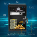 GAOMON Security Safe With Digital Keypad Lock 19.6 x 13.7 x 12.2 Inches Steel Safe