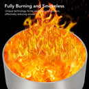 GAOMON 27 Inch Smokeless Fire Pit for Outdoor Wood Burning Portable Stainless Steel Camping Stove With Stand