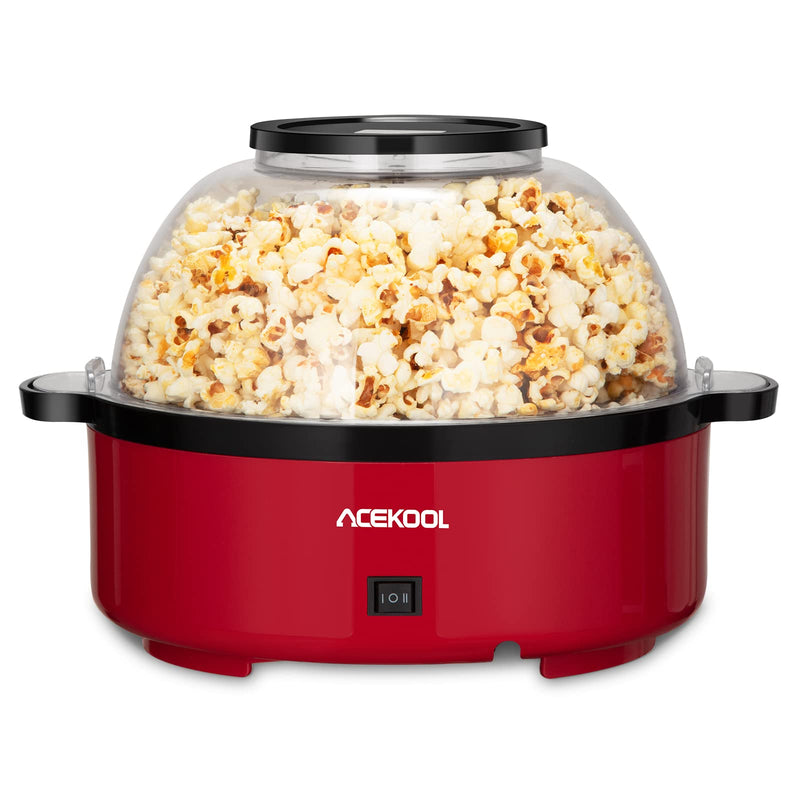 WHIZMAX BM-01 Popcorn Popper Maker Multifunctional Machine - Red