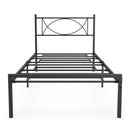 GAOMON Metal Platform Bed Frame with Sturdy Steel Bed Slats - Twin Size