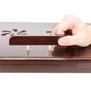 GAOMON 53cm Adjustable Computer Desk with Cup Holder - Wood Color