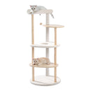 GAOMON Multi-layer Cat Tree Modern Cat Tower Cat Scratching Post Jumping Platform Plush Hanging Ball