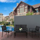 GAOMON 1.6x3m Side Pull Shed Instant Canopy Sunshade Wall Anti Peeping Dark Gray