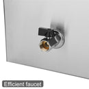 ZOKOP 10.6QT/10L 2 Cells Bain Marie Food Warmer XTC1P-1/2 110V 600W Silver