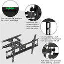 GAOMON TV Wall Mount Full Motion Bracket 32-70 Inches Black
