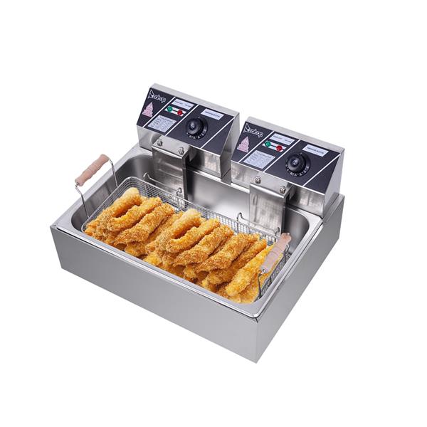 ZOKOP Electric Fryer EH830 12L Single-Cylinder 5000W