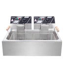 ZOKOP Electric Fryer EH830 12L Single-Cylinder 5000W Stainless Steel Large Oil Consumption