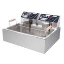 ZOKOP Electric Fryer EH830 12L Single-Cylinder 5000W Stainless Steel Large Oil Consumption