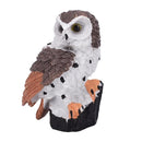 GAOMON LED Garden Lights Solar Night Lights Owl Shape Lawn Lamp Brown