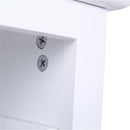 GAOMON Nightstand with 2 Drawer Side End Wood Bedside Tables White