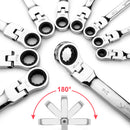 GAOMON 14-Piece Flex-Head Ratcheting Wrench Set