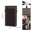 GAOMON 10 Layers Household Shoe Organizer Dark Brown