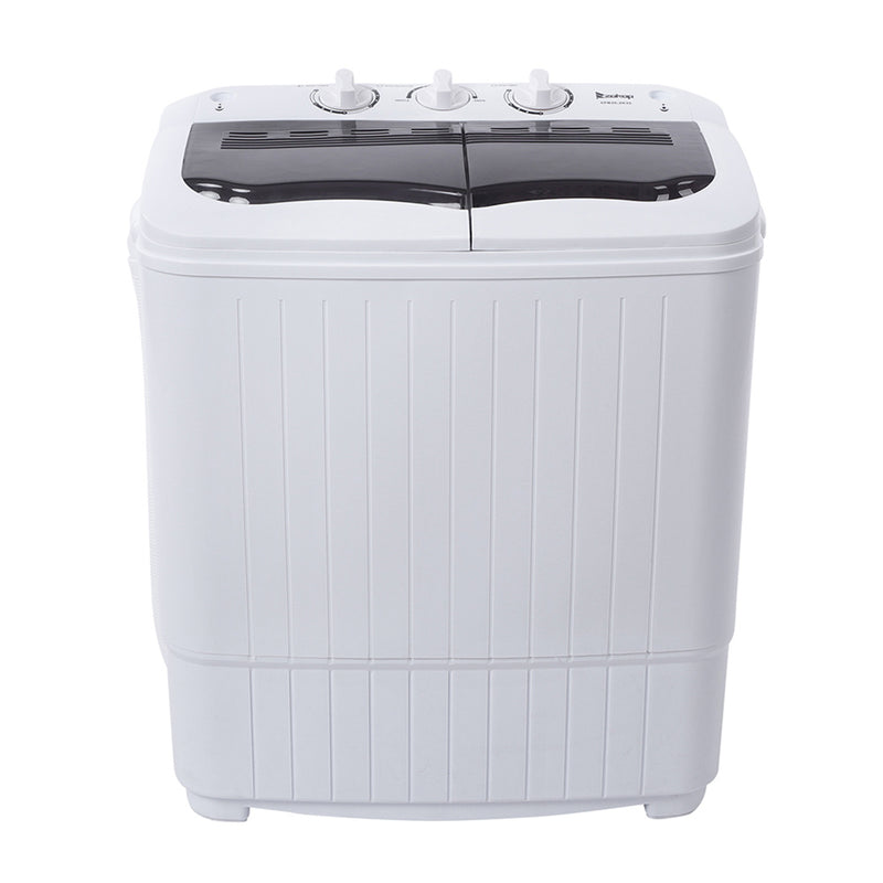 ZOKOP 14.3lbs Washing Machine Semi-automatic Twin Tub Laundry Washer