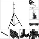 GAOMON Backdrop Stand Set Background Cloth Frame Support System Kit with Suitcase