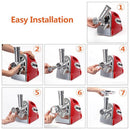 GAOMON Electric Meat Grinder Sausage Stuffer Maker Stainless Cutter Red