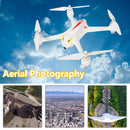 GAOMON B2C 1080P Camera RC Drone Brushless Motor Quadcopter White US Plug