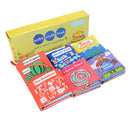 GAOMON 6pcs Crinkle Baby Soft Cloth Book Non-Toxic Early Educational Toys