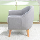 GAOMON Children Sofa with Detachable Cushion Household Living Room Grey