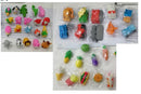 GAOMON 40pcs Simulation Car Animal Vegetables Mini Erasers Cute Toys